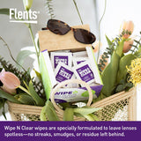 Flents: cuatro estuches con 75 toallitas cada uno para uso en casa, oficina o coche.