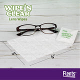 Portátil estuche Flents para limpieza de gafas en viaje
