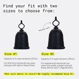 Funda de transporte del Flex Cup Starter Kit para llevarlo contigo