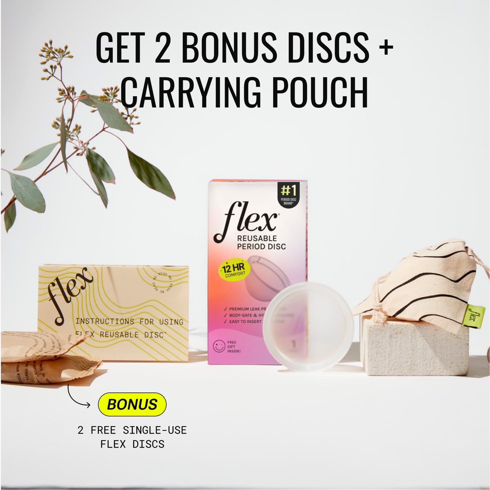 FLEX disco reutilizable con bolsa de transporte incluida.