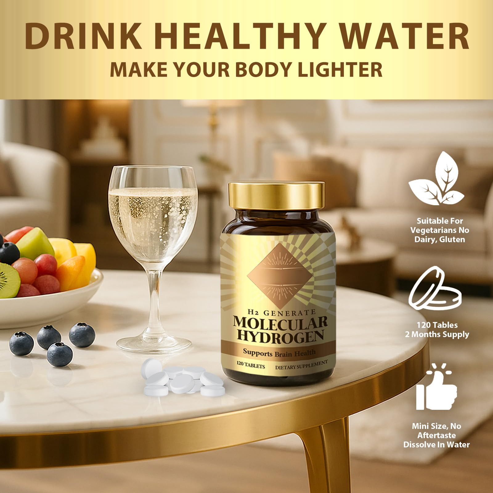 FlexBloom botella portátil, solución rápida de hidrógeno para energía sostenida.