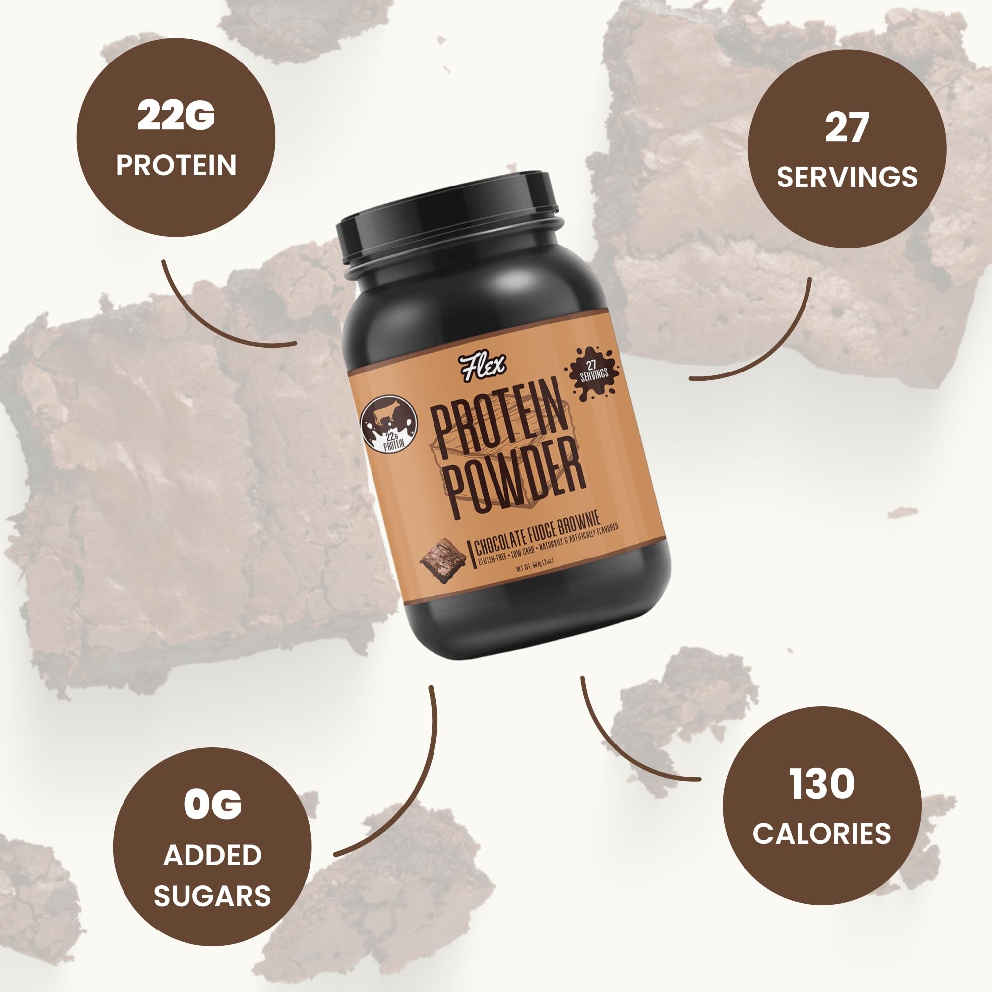 Flexible Dieting Lifestyle Whey Protein vaso con batido, recuperación muscular suave