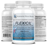 Etiqueta frontal de Flexicil con información de la fórmula bio-mejorada.