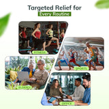FLexiKnee fórmula herbal de 9 ingredientes para beneficio natural.