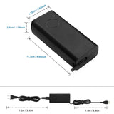Cable USB incluido para conexión rápida y práctica.