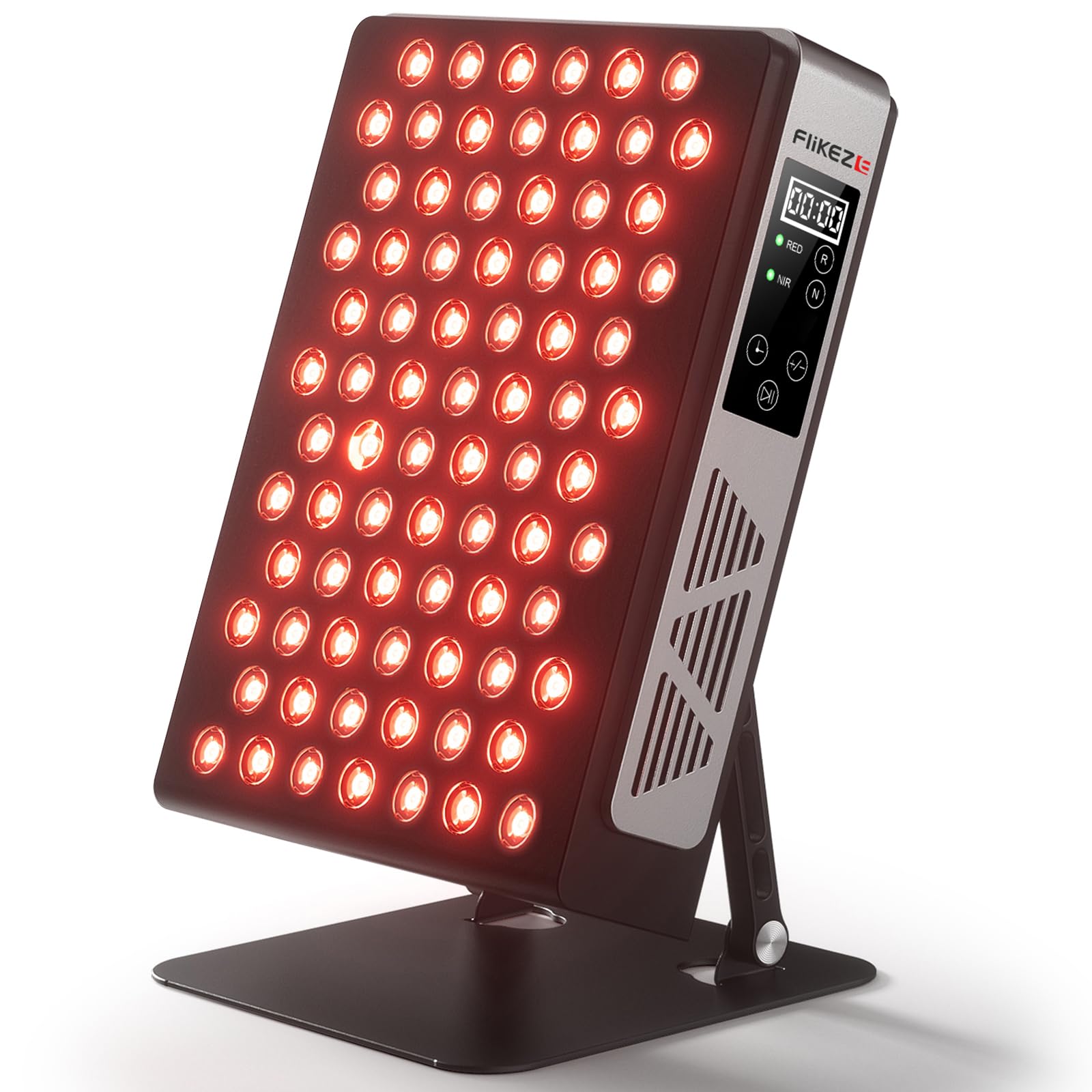 Panel FliKEZE luz roja 630-660 nm para piel más radiante en casa.