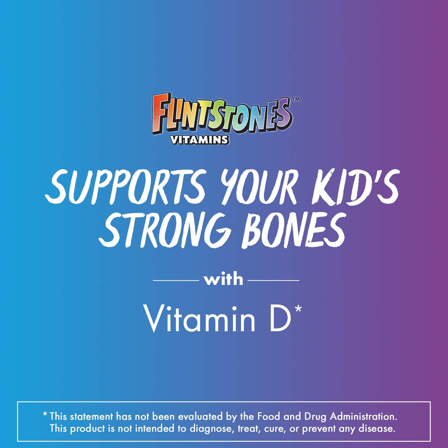 Flintstones Complete, textura gomosa suave, ideal para niños pequeños.