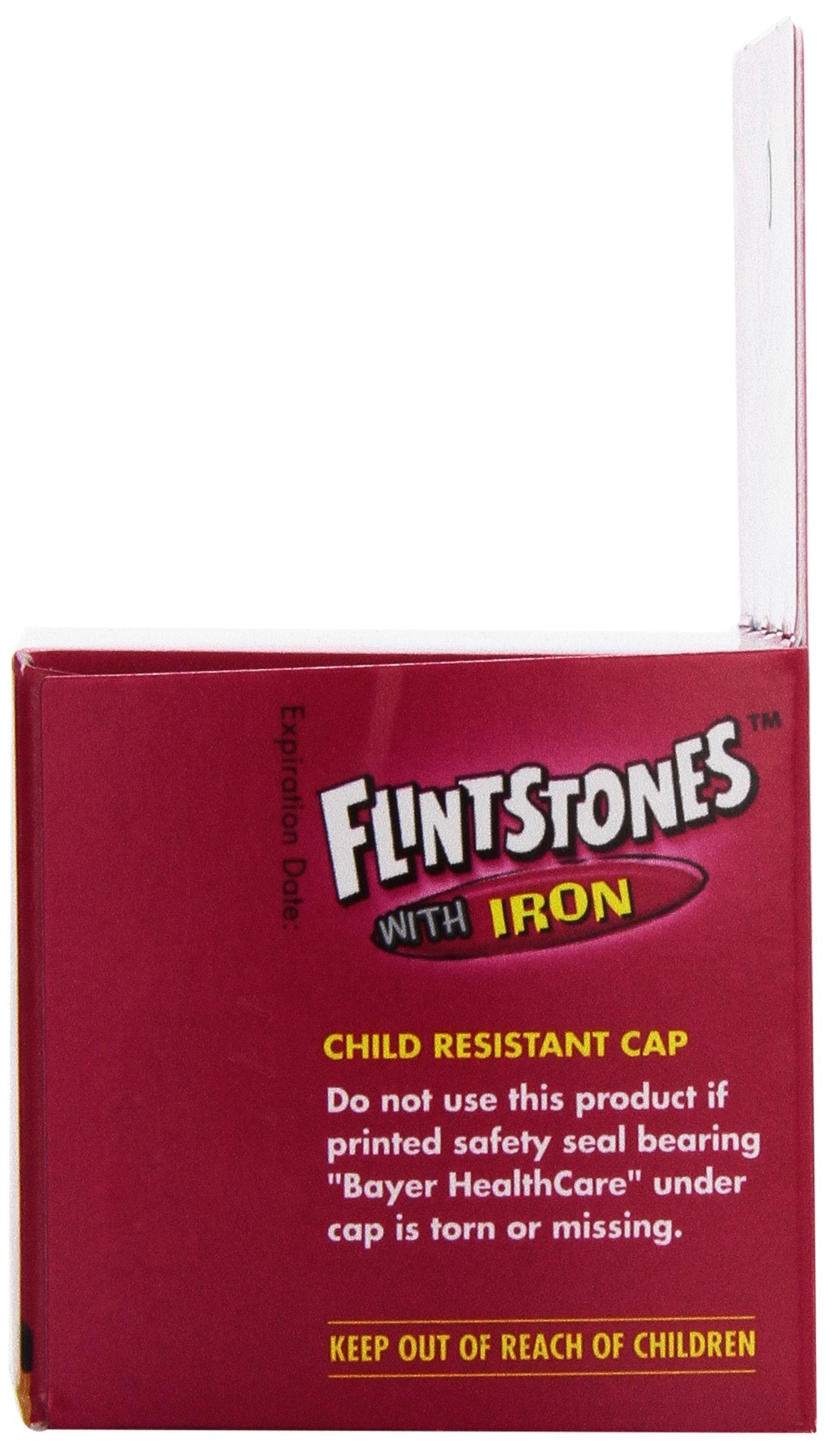 Flintstones gomitas vitaminas coloridas, sabor fruta, fácil de usar para niños.