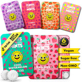 Flintts Mints Fruit Troop en empaque compacto, ideal para viaje y refresco inmediato.