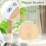 FLLVILLEY Caja de Pájaro Cantor sensor movimiento: activación automática para comodidad.