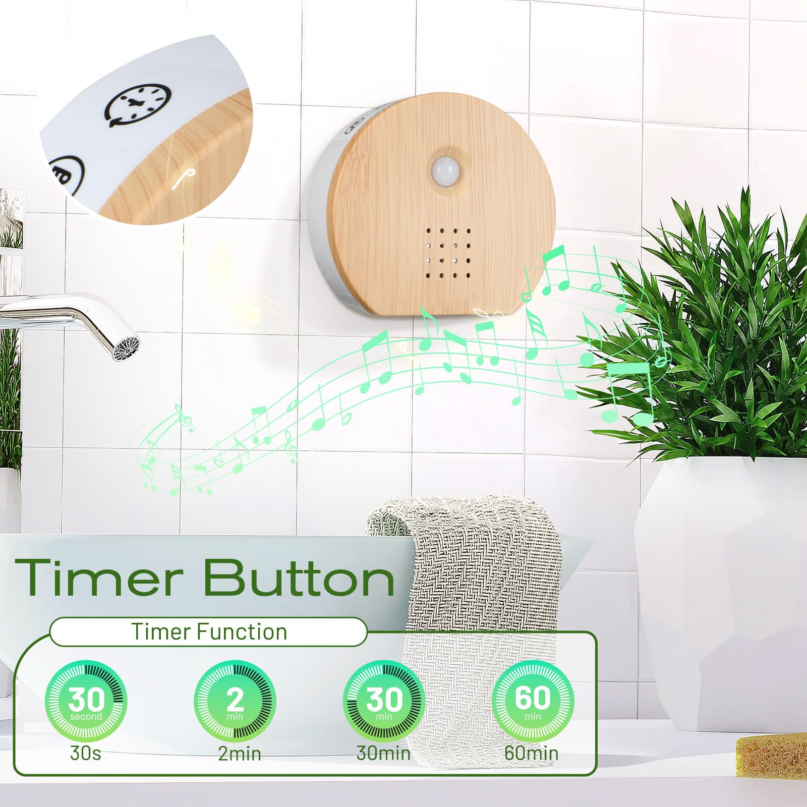 FLLVILLEY Caja de Pájaro Cantor uso dormitorio: promueve concentración suave.