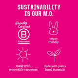 Flo: empaque respetuoso con el medio ambiente para reducir residuos.