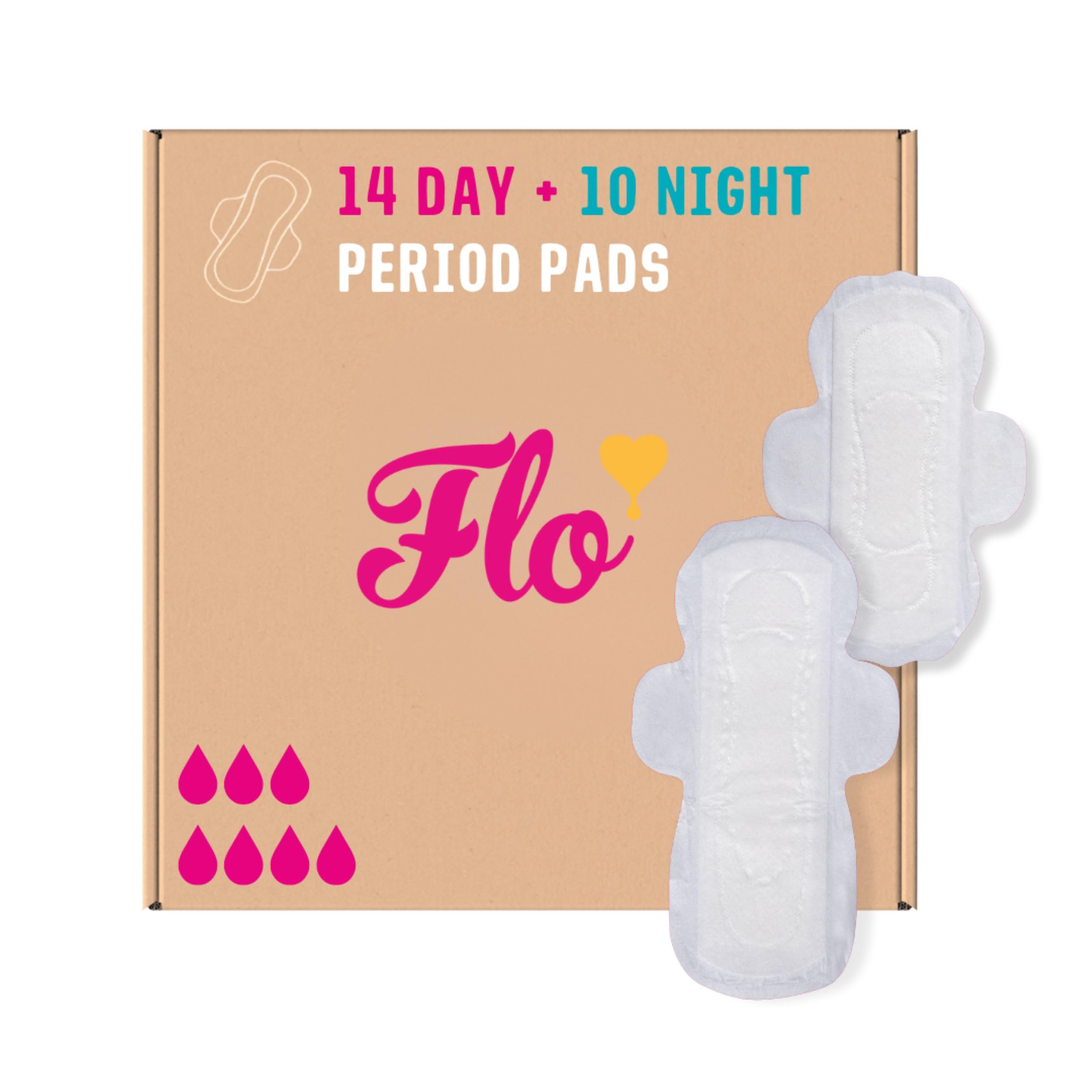 FLO empaques Día y Noche con alas; protección para todo el día.