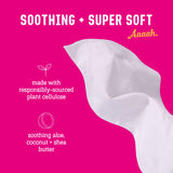 Flo Toallitas Frescas: textura supersuave para piel sensible.