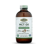 Flora MCT Oil en botella de vidrio, energía muscular para entrenar