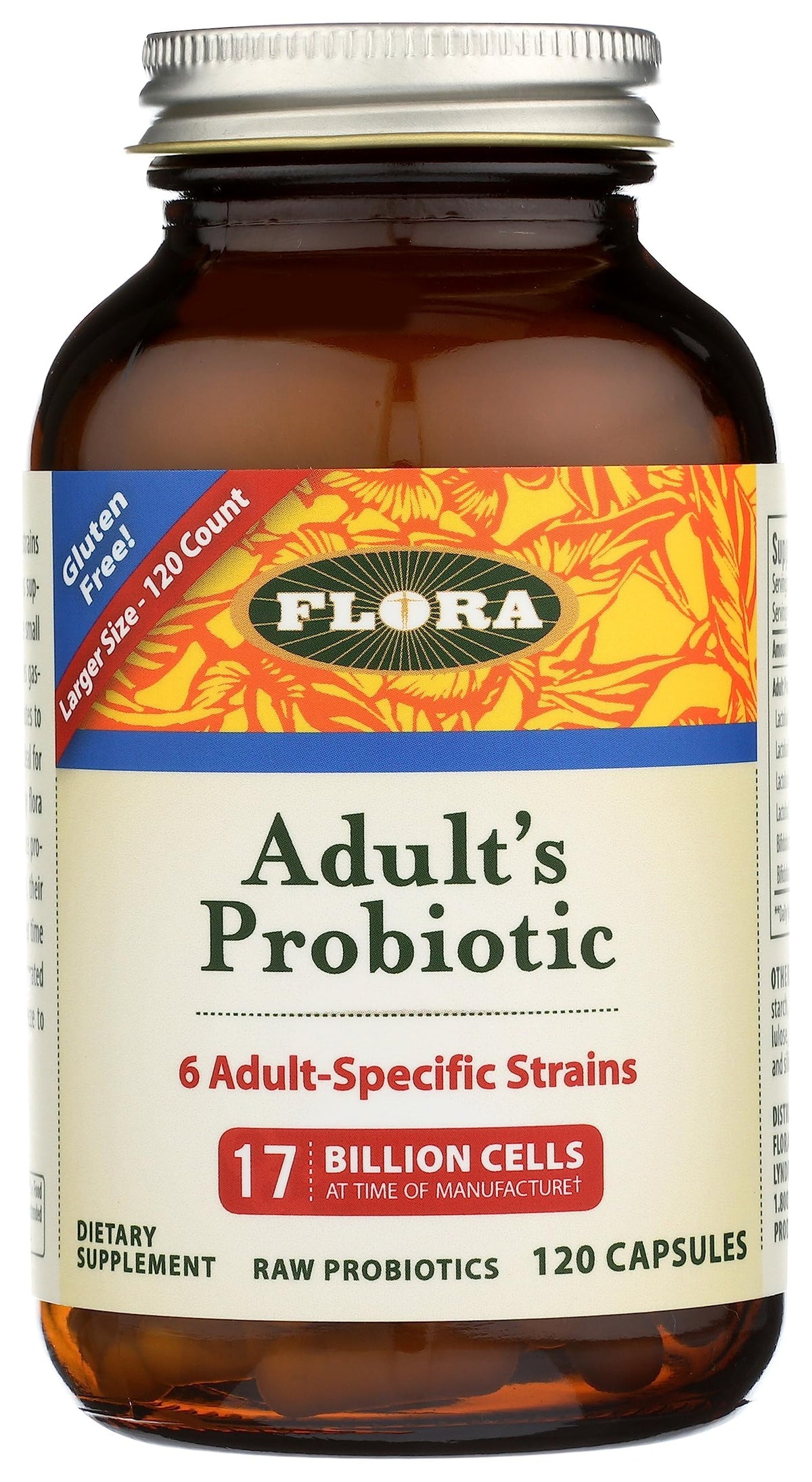 Flora probiótico para adultos en cápsulas, favorece la microbiota intestinal