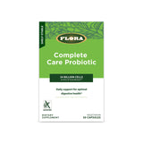Flora Complete Care Probiotic: cápsulas en blister, apoyo diario a la salud digestiva.