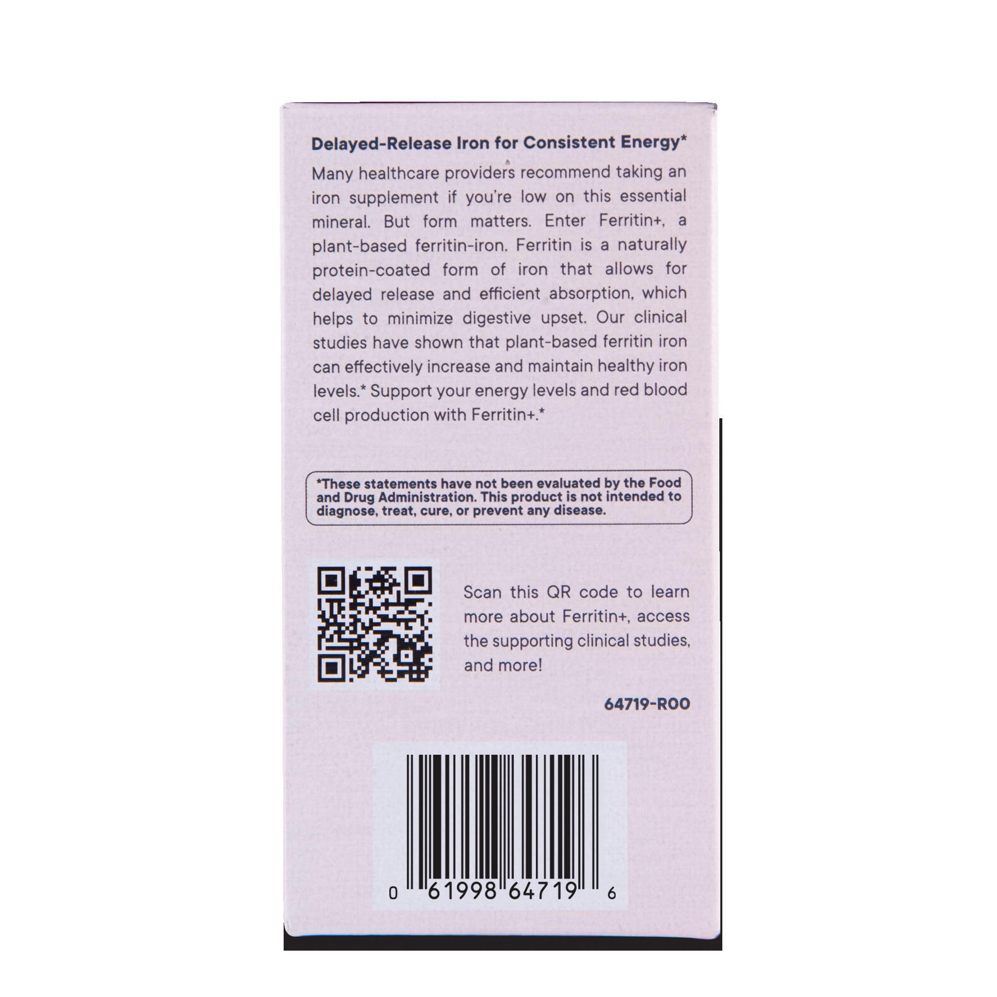 Uso diario Flora Ferritin+ para apoyo de energía suave