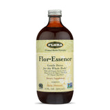 Flora Flor-Essence botella frente: mezcla herbolaria para limpieza natural.