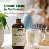 Flora Flor-Essence hojas olmo-resbaladizo destacadas para suavidad digestiva.