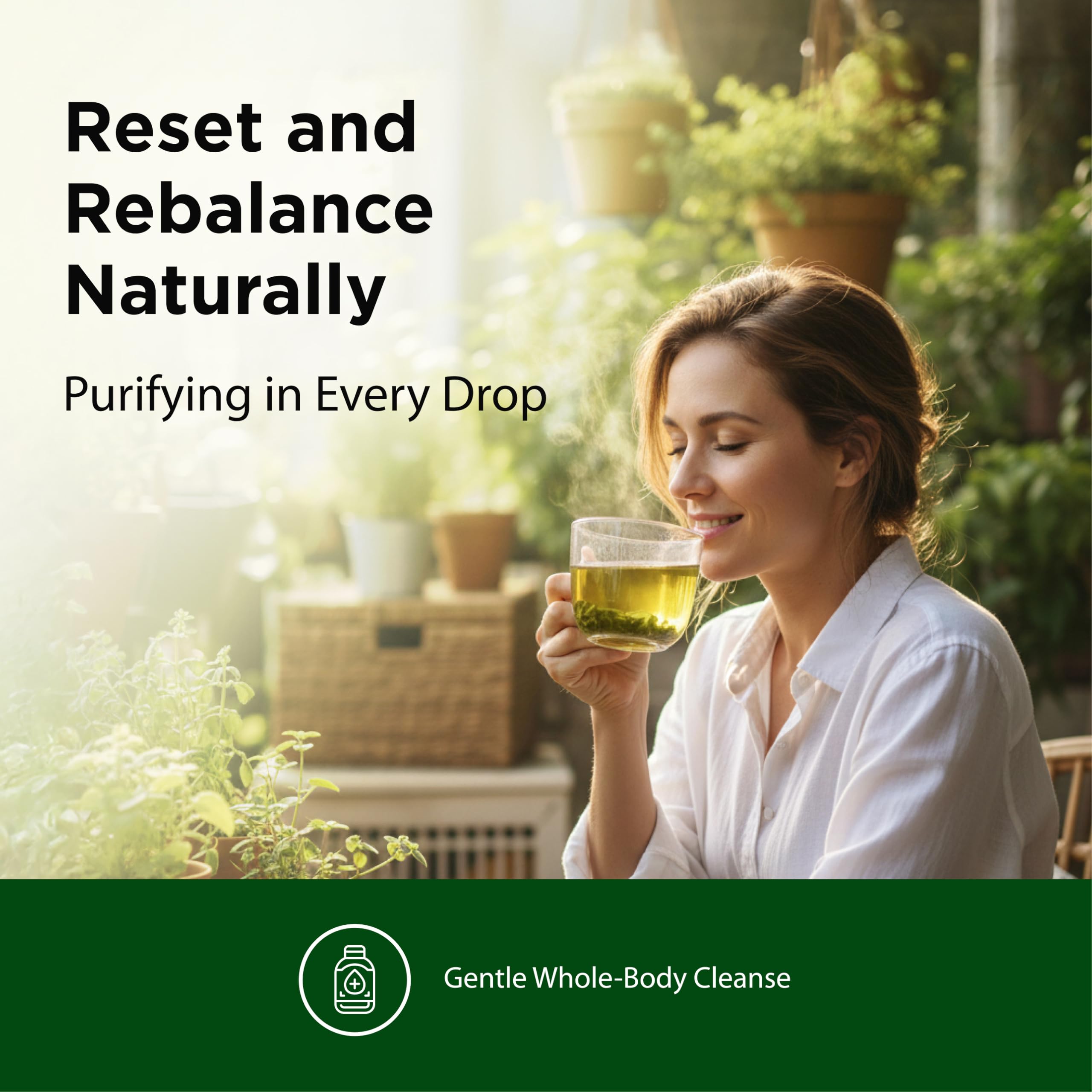 Preparación rápida de Flora Flor Essence en agua caliente.