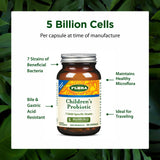 Flora Probiotico Infantil, caja de empaque, presentación familiar práctica