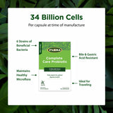 Flora Complete Care Probiotic, 34 mil millones CFU, soporte digestivo posible.