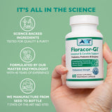 Uso diario de Floracor-GI para apoyo digestivo.