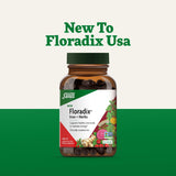 Formato 120 phyto caps Floradix: conveniencia para suplementación sostenida.