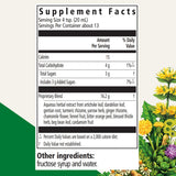 Floradix Gallexier: frasco de liquido claro para apoyo digestivo ligero.