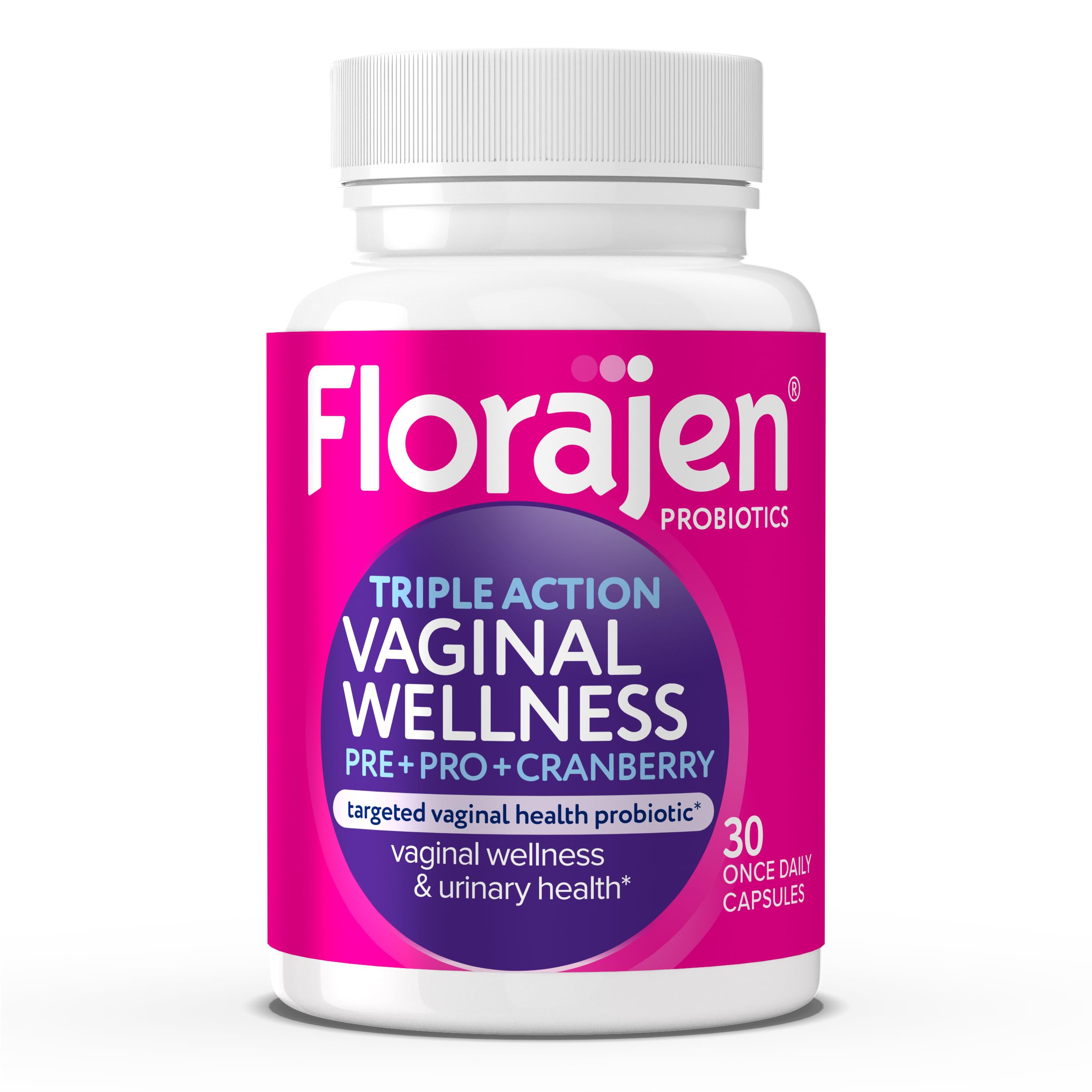 Florajen caja frente, muestra la presentacion para bienestar digestivo y vaginal.