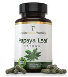 Florida Herbal Pharmacy cápsulas con extracto de papaya 10:1 para uso diario.