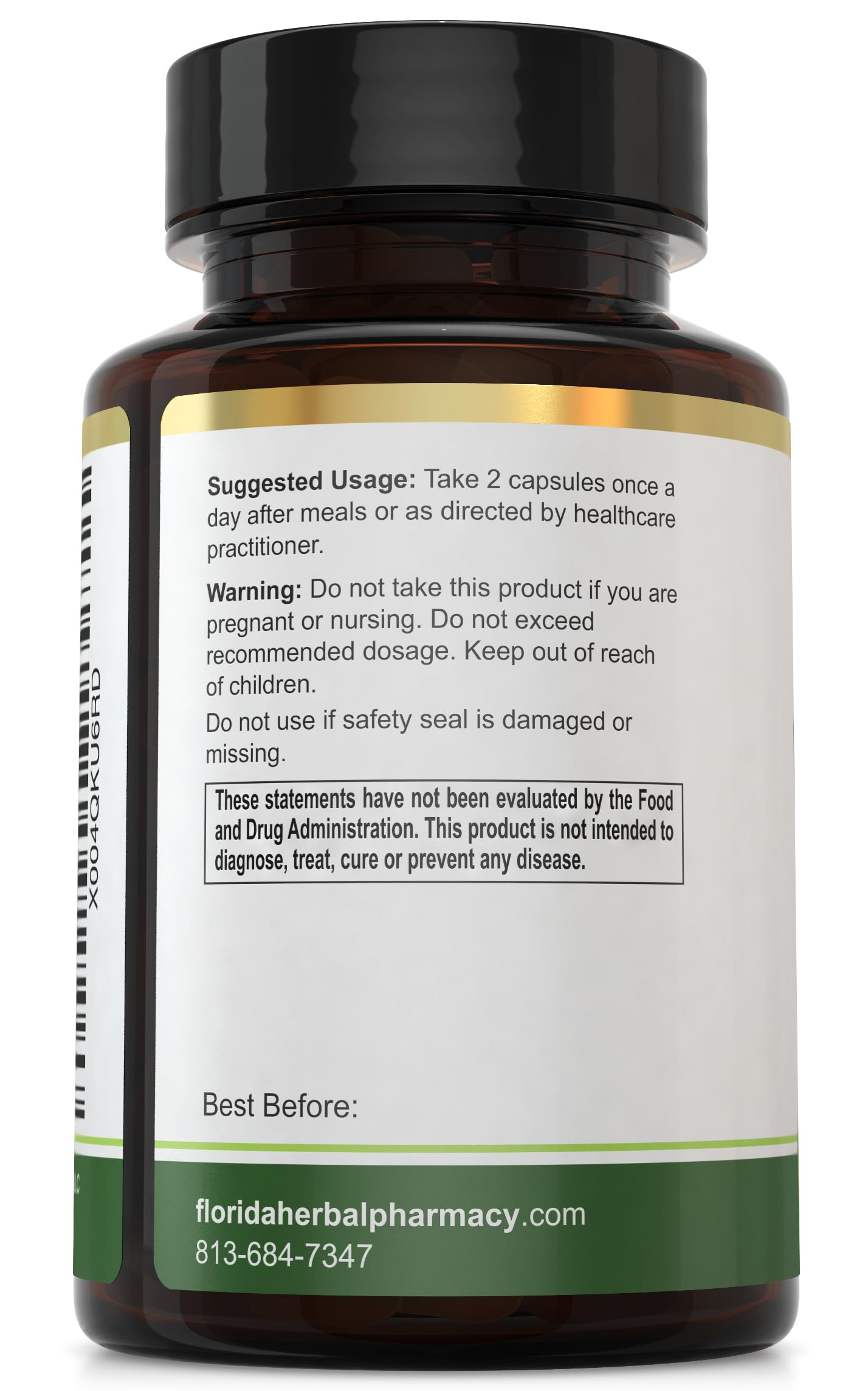 Porción de 1000 mg por servicio con papaya, de Florida Herbal Pharmacy.