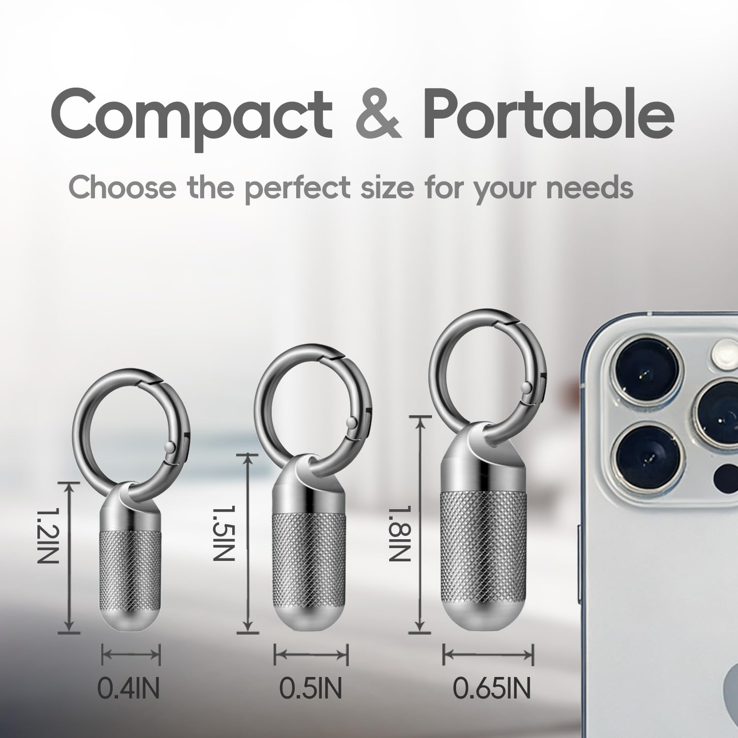 Florwish Forwish capsula-pildoras-compacta-portatil: perfecta para viajes y actividad diaria.