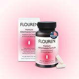 FLOUREN etiqueta-frontal, información clara para confianza en el cuidado digestivo.