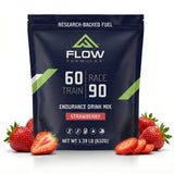 Flow Formulas Endurance fresa en envase: energía limpia para entrenamientos prolongados.