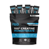 Fluid Creatine: paquete individual portátil para toma rápida.