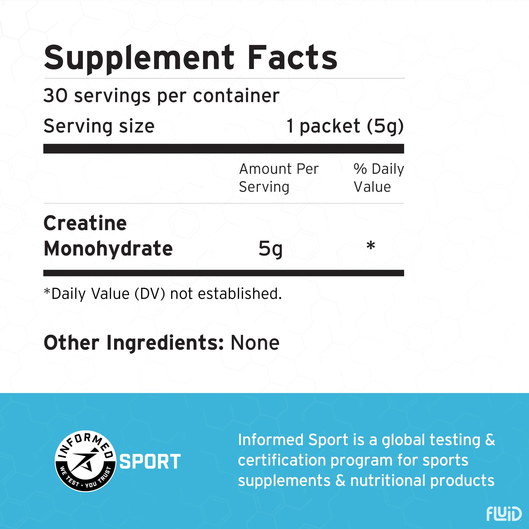 Fluid Creatine: apto para veganos y sin gluten.