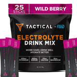 Fluid Tactical paquetes de electrolito para hidratación rápida durante entrenamientos.
