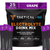 Fluid Tactical sobres electrolitos uva frente para hidratación rápida