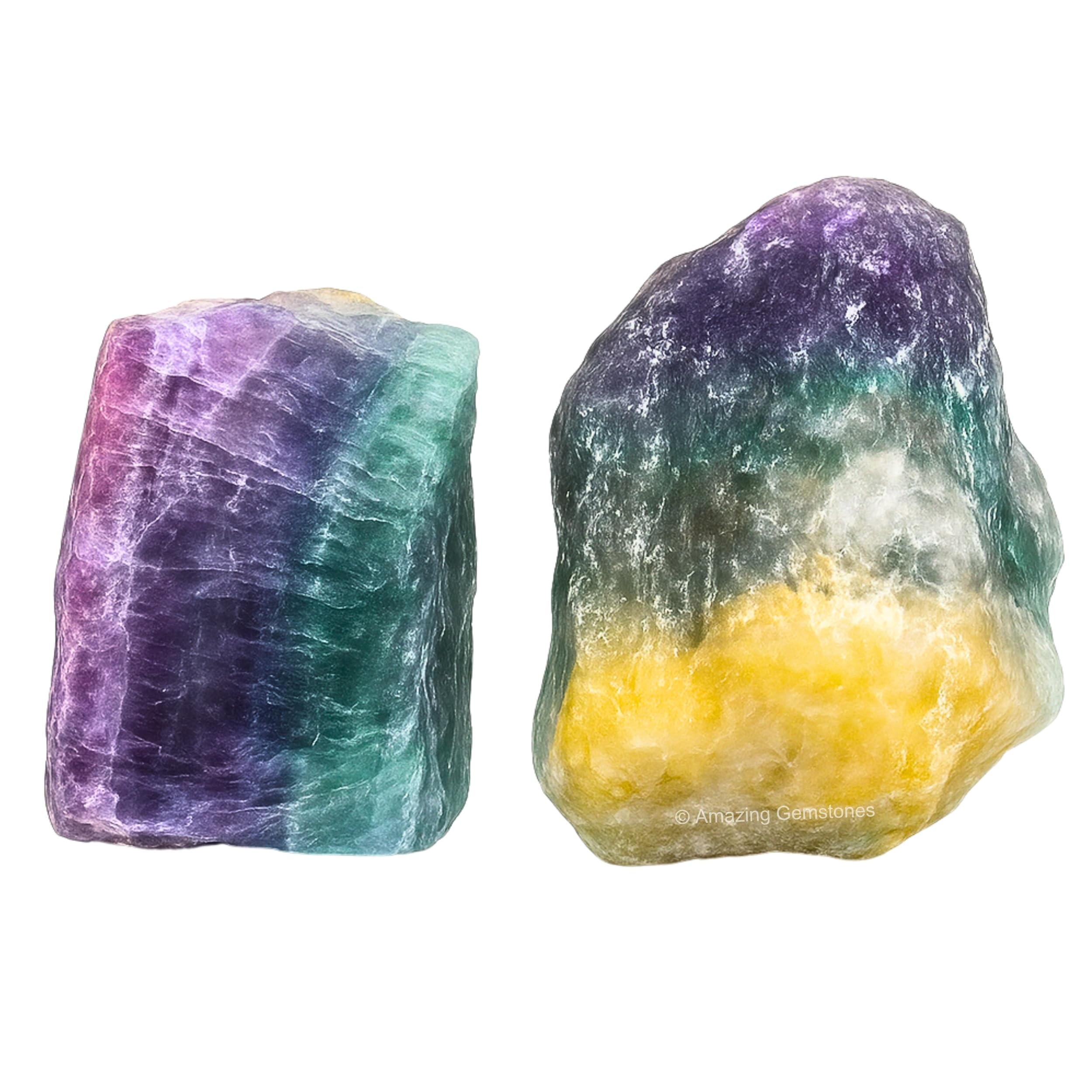 fluorita cruda para meditación y claridad mental