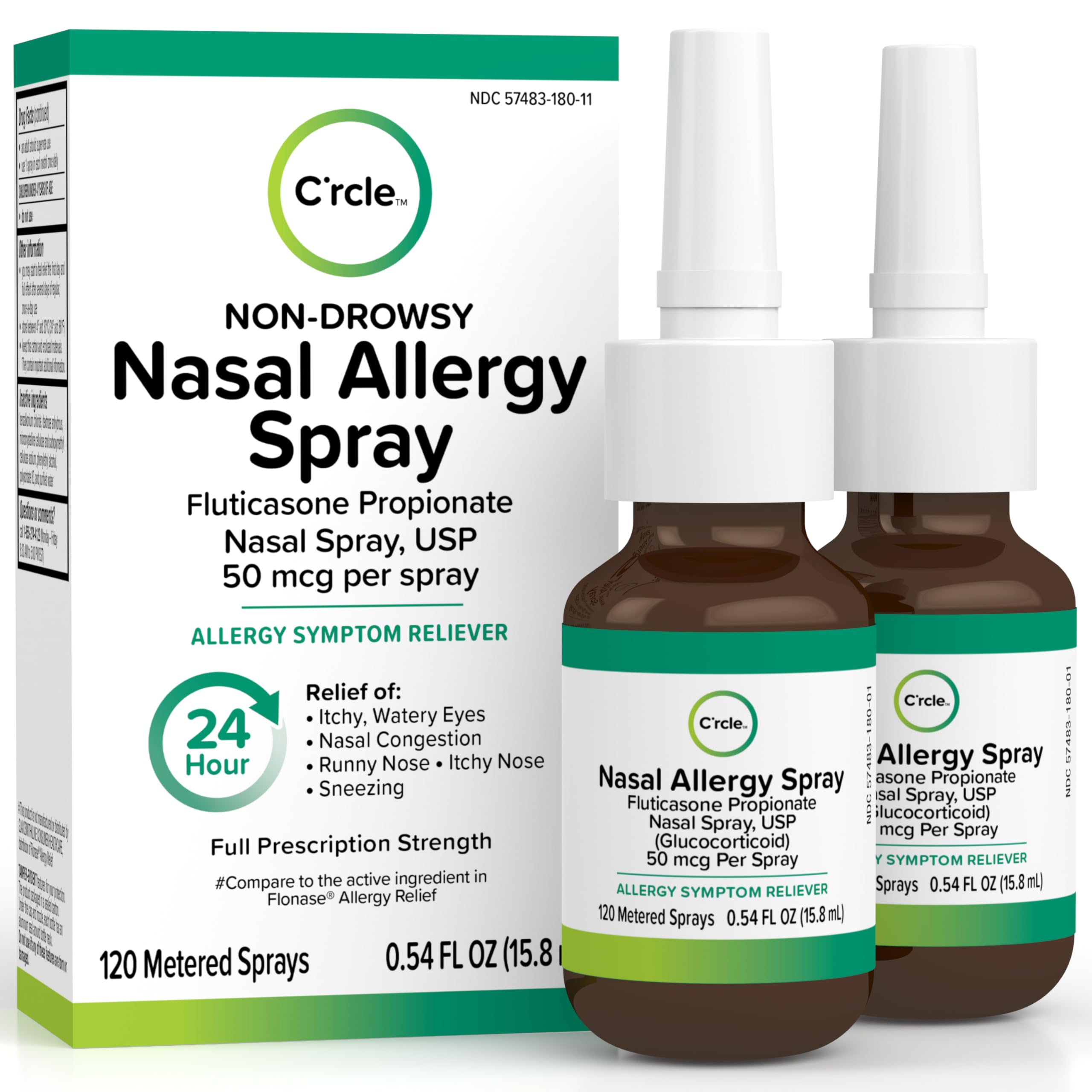 FlutiCare spray nasal: botella lista para uso diario y alivio de congestión