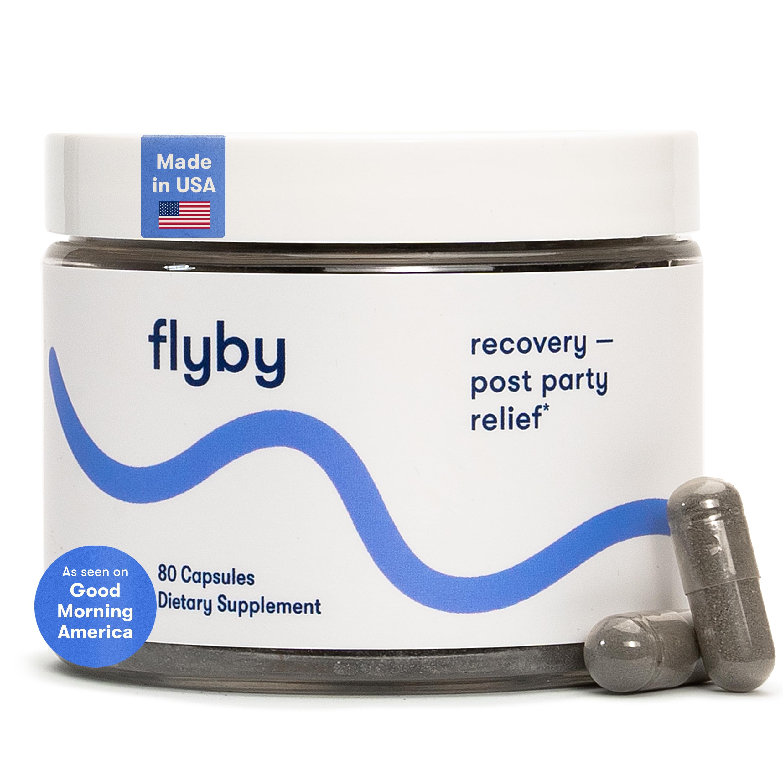Flyby Recuperación con DHM, frasco diseñado para apoyar procesos desintoxicantes.