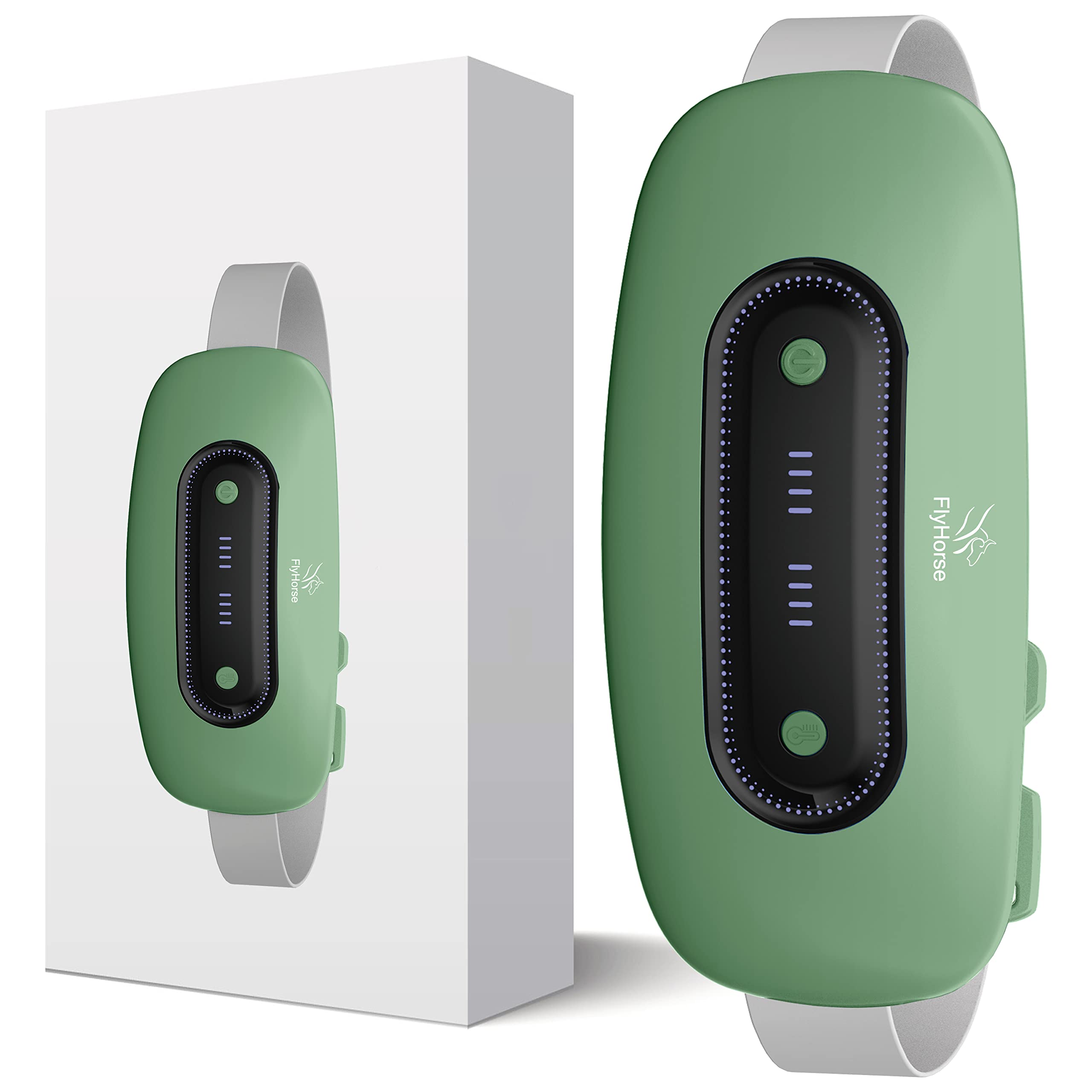 Flyhorse almohadilla de calor inalambrica, diseño portátil para uso cómodo en casa o viaje.