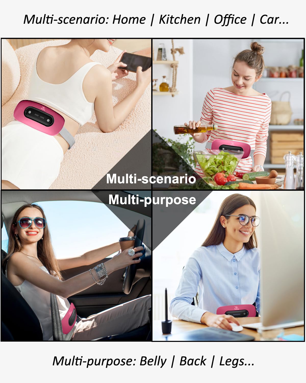 Diseño en color rosa-rojo de Flyhorse para confort y estilo