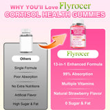 Flyrocer gominolas sabor fresa para un placer diario.