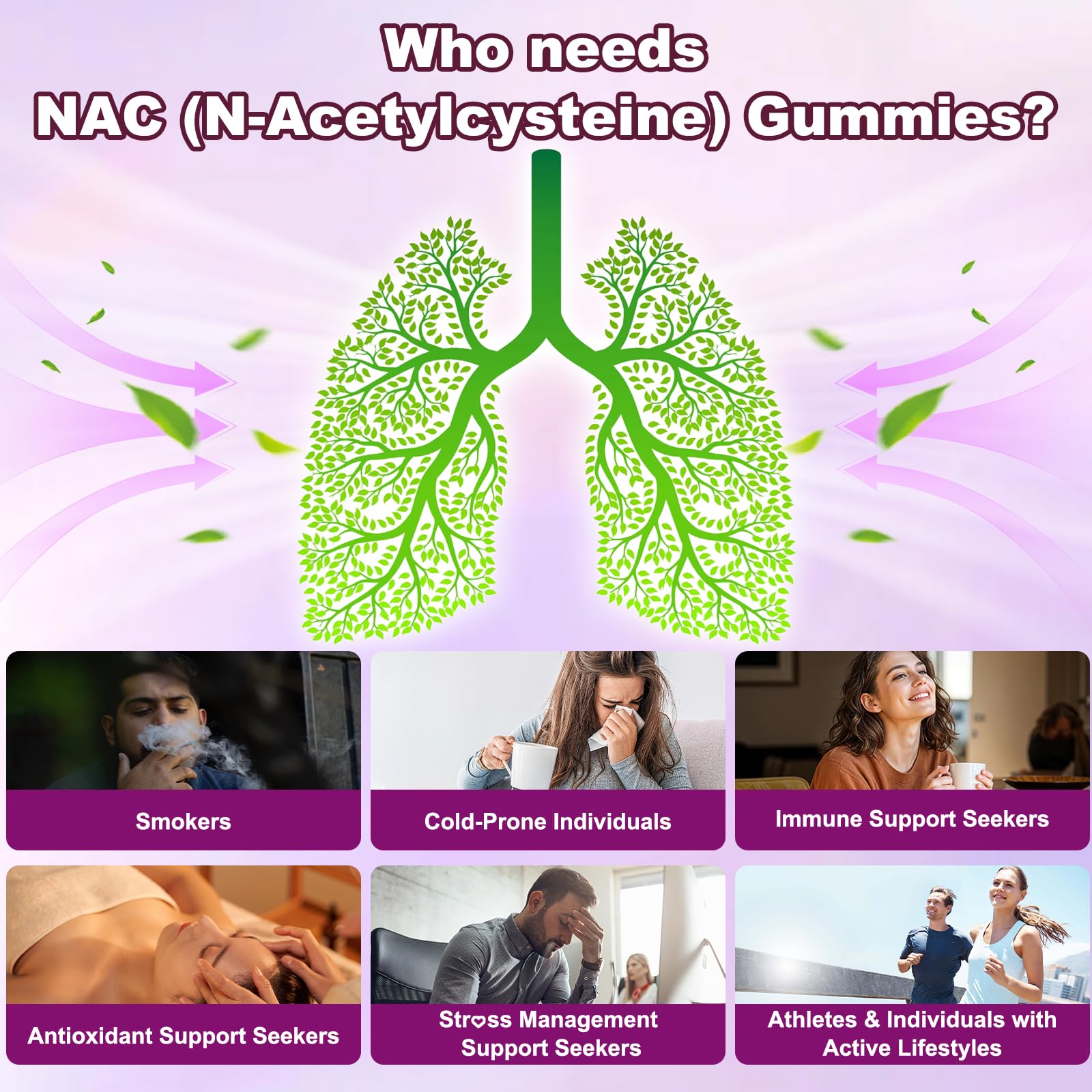 Flyrocer NAC Gummies, ingredientes clave: NAC, Milk Thistle y vitaminas