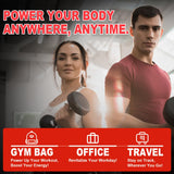 Tabla de ingredientes Flyrocer con leucina y HMB para apoyo muscular.