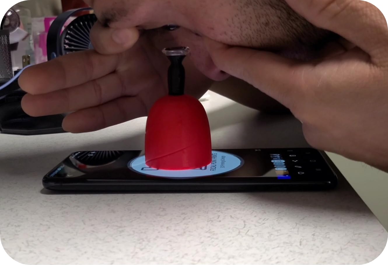 FOCAL POINT PRINTS domo-dock compatible con lentes esclerales y uso diario.