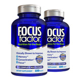 Focus Factor botella frontal para enfoque diario.